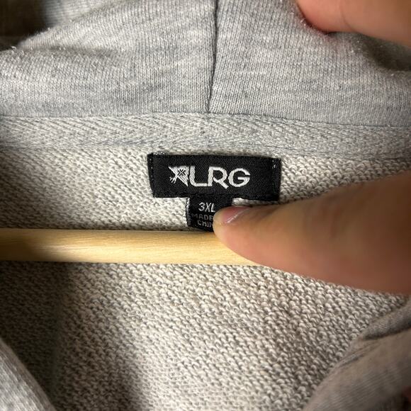 LRG Lifted Research Group Savage City Y2K 3XL Zebra Print Hoodie - Picture 3 of 5